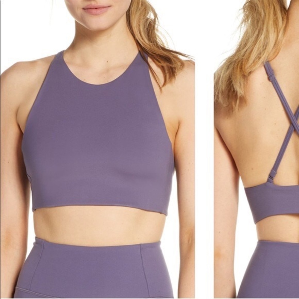 Girlfriend Collective Topanga Bra in Dahlia sz small